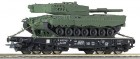 66391 Roco Heavy duty Flat car with tank "Leopard" 2A4 of Dutch Army